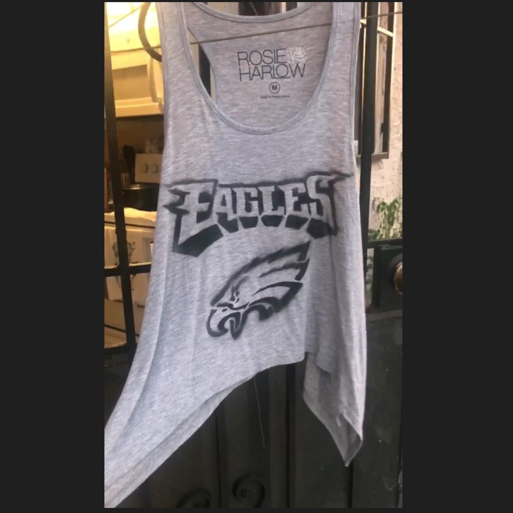 Custom Eagles Woman's Tank top. Size: M.